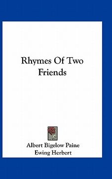 portada rhymes of two friends (en Inglés)