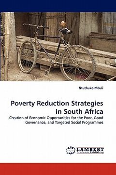 portada poverty reduction strategies in south africa (en Inglés)