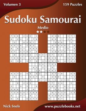 portada Sudoku Samurai - Medio - Volumen 3 - 159 Puzzles