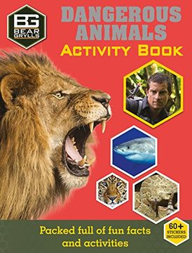 portada Bear Grylls Sticker Activity: Dangerous Animals (Bear Grylls Activity) (en Inglés)