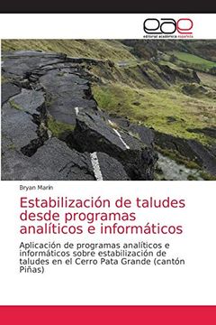 portada Estabilización de Taludes Desde Programas Analíticos e Informáticos (in Spanish)