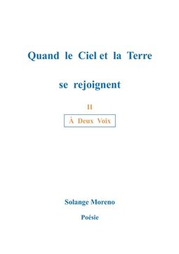 portada Quand le ciel et la terre se rejoignent: Á Deux Voix (in French)