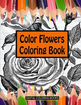 portada Color Flowers Coloring Book