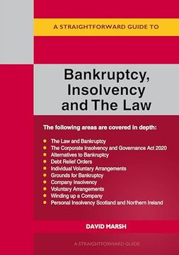 portada Straightforward Guide to Bankruptcy Insolvency and the Law, a