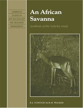 portada An African Savanna Paperback: Synthesis of the Nylsvley Study (Cambridge Studies in Applied Ecology and Resource Management) (en Inglés)