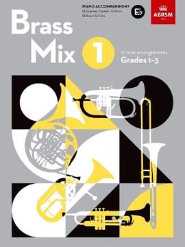 portada Brass Mix, Book 1, Piano Accompaniment e Flat (in English)