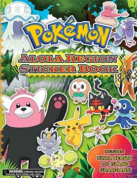 portada Pokemon Alola Region Sticker Book (en Inglés)