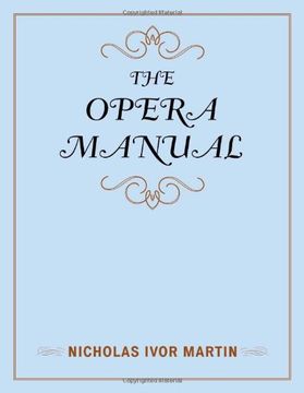 portada The Opera Manual (Music Finders) (in English)