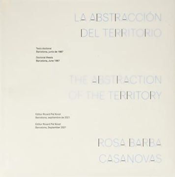 portada La Abstracci�N del Territorio. The Abstraction of the Territory