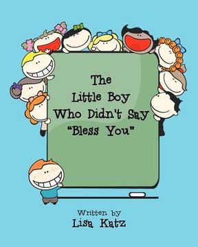 portada the little boy who didn't say "bless you" (in English)