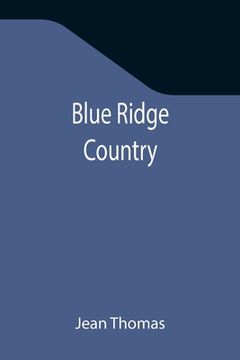 portada Blue Ridge Country (in English)