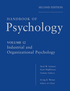 portada Handbook of Psychology, Industrial and Organizational Psychology (Volume 12) 