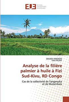portada Analyse de la Filière Palmier à Huile à Fizi Sud-Kivu, rd Congo: Cas de la Collectivité de Tanganyikaet de Mutambala (en Francés)