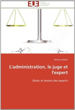 portada L'Administration, Le Juge Et L'Expert