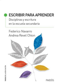 portada Escribir Para Aprender (in Spanish)