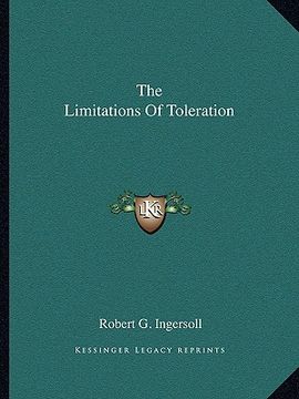 portada the limitations of toleration