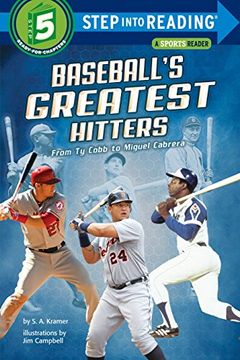 portada Baseball's Greatest Hitters: From ty Cobb to Miguel Cabrera (Step Into Reading) 