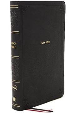 portada Nkjv, End-Of-Verse Reference Bible, Personal Size Large Print, Leathersoft, Black, Thumb Indexed, red Letter, Comfort Print: Holy Bible, new King James Version (en Inglés)
