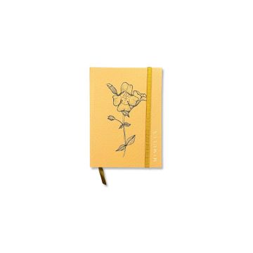 portada Cuaderno Mimulus Amarillo - A6 tapa dura