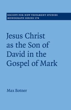 portada Jesus Christ as the son of David in the Gospel of Mark (en Inglés)