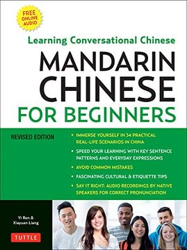 portada Mandarin Chinese for Beginners: Learning Conversational Chinese (Fully Romanized and Free Online Audio) (in English)