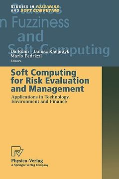 portada soft computing for risk evaluation and management: applications in technology, environment and finance (en Inglés)