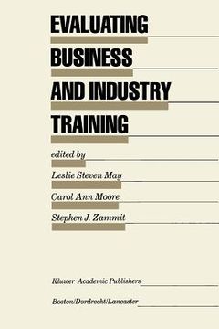 portada Evaluating Business and Industry Training (en Inglés)