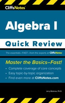 portada Cliffsnotes Algebra i: Quick Review (in English)
