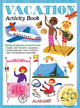 portada Vacation Activity Book (Alain Grée Activity Book) (en Inglés)