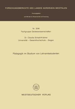 portada Pädagogik Im Studium Von Lehramtsstudenten (in German)