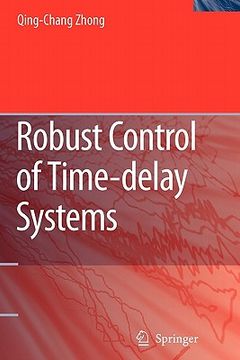 portada robust control of time-delay systems (en Inglés)