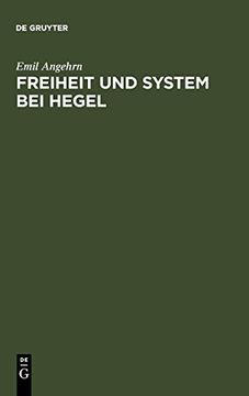 portada Freiheit und System bei Hegel (en Inglés)