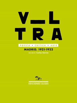 portada Ultra: Madrid, 1921-1922