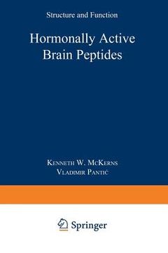 portada Hormonally Active Brain Peptides: Structure and Function (in English)