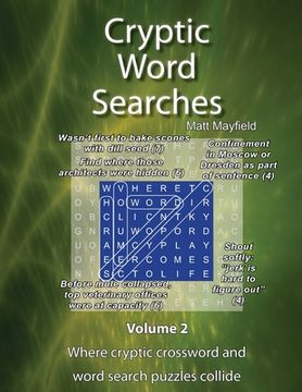 portada Cryptic Word Searches #2 (en Inglés)