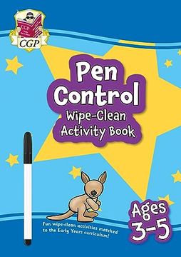portada New pen Control Wipe-Clean Activity Book for Ages 3-5 (With Pen) (en Inglés)