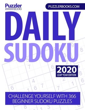 portada Daily Sudoku Leap Year Edition: Challenge Yourself With 366 Beginner Sudoku Puzzles (en Inglés)