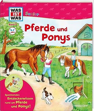 portada Was ist was Junior, Band 05: Pferde und Ponys (Was ist was Junior - Sachbuchreihe, Band 5) (en Alemán)