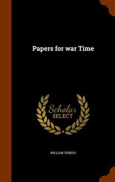 portada Papers for war Time (en Inglés)