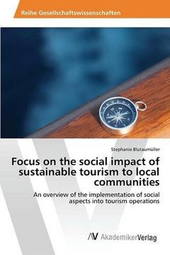 portada Focus on the social impact of sustainable tourism to local communities
