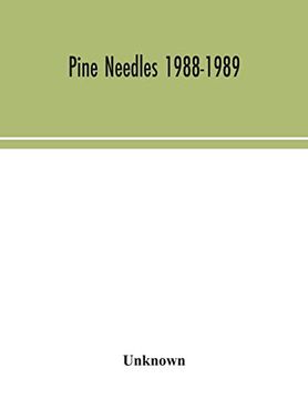 portada Pine Needles 1988-1989 (en Inglés)