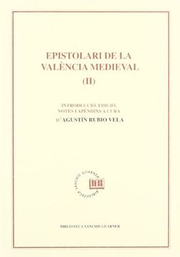 portada Epistolari de la València Medieval, Vol. 2 (Biblioteca Sanchis Guarner) (en Catalá)