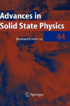 portada advances in solid state physics 44 (in English)
