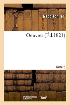 portada Oeuvres Tome 5 (Histoire)