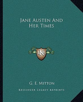 portada jane austen and her times (en Inglés)