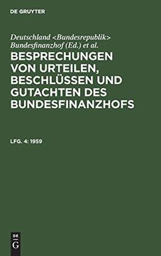 portada 1959 (German Edition) [Hardcover ] (en Alemán)
