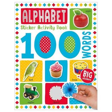portada 100 Alphabet Words Sticker Activity (100 Sticker Activity) (in English)