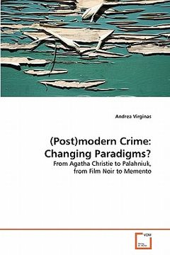 portada (post)modern crime: changing paradigms? (en Inglés)