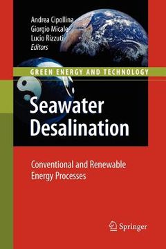 portada seawater desalination: conventional and renewable energy processes