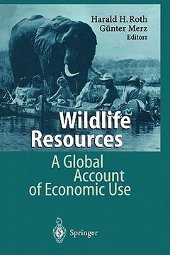 portada wildlife resources: a global account of economic use (en Inglés)